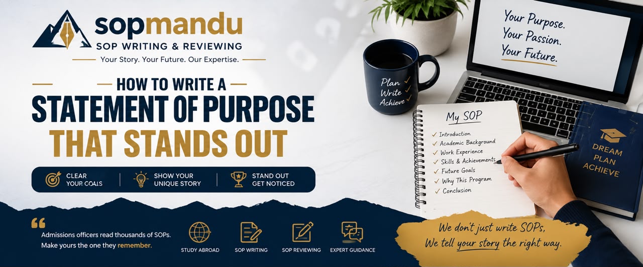 How to Write a Statement of Purpose That Stands Out